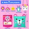 My First Sewing Kit for Beginner Kids Arts & Crafts, 7 Easy DIY Projects of Stuffed Animal Dolls and Plush Pillow Craft, Instructions & Felt, Gift for Girls, Boys, Learn to Sew, Embroidery